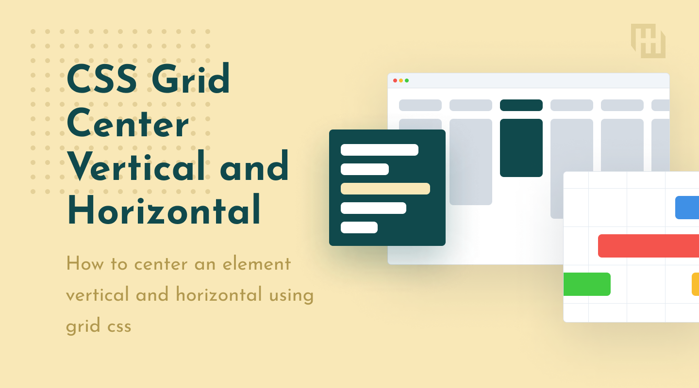 CSS Grid to center vertical and horizontal